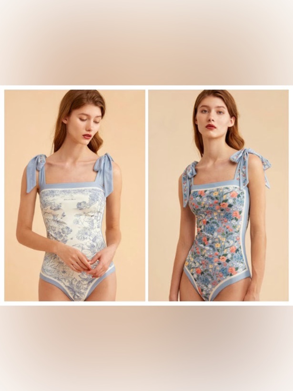 Visual Mood Reversible Tie-Shoulder One Piece Swimsuit